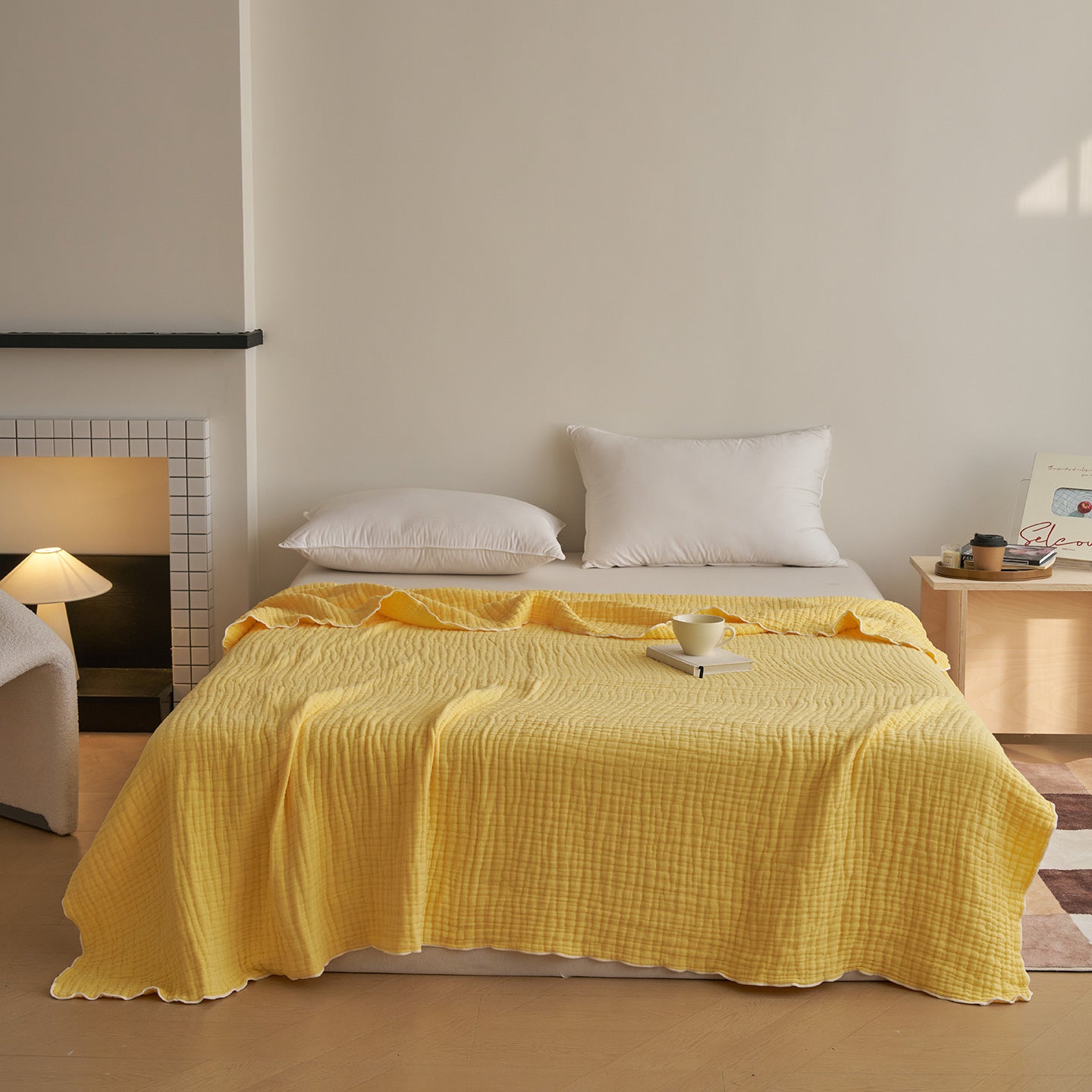 Couverture Douce Premium en Mousseline