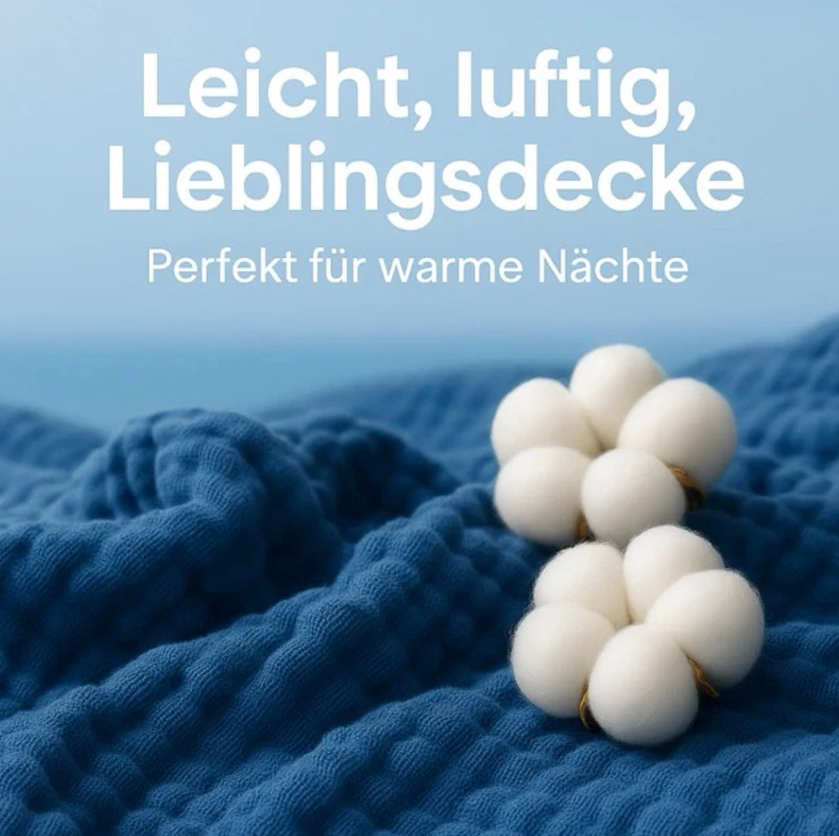 Sanfte Musselindecke