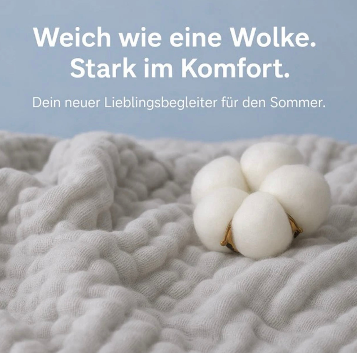 Sanfte Musselindecke
