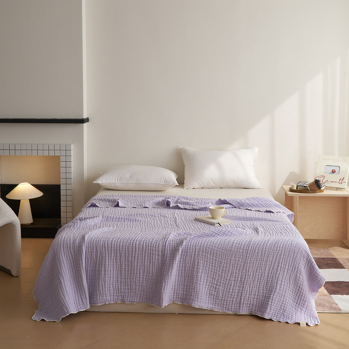 Couverture Douce Premium en Mousseline