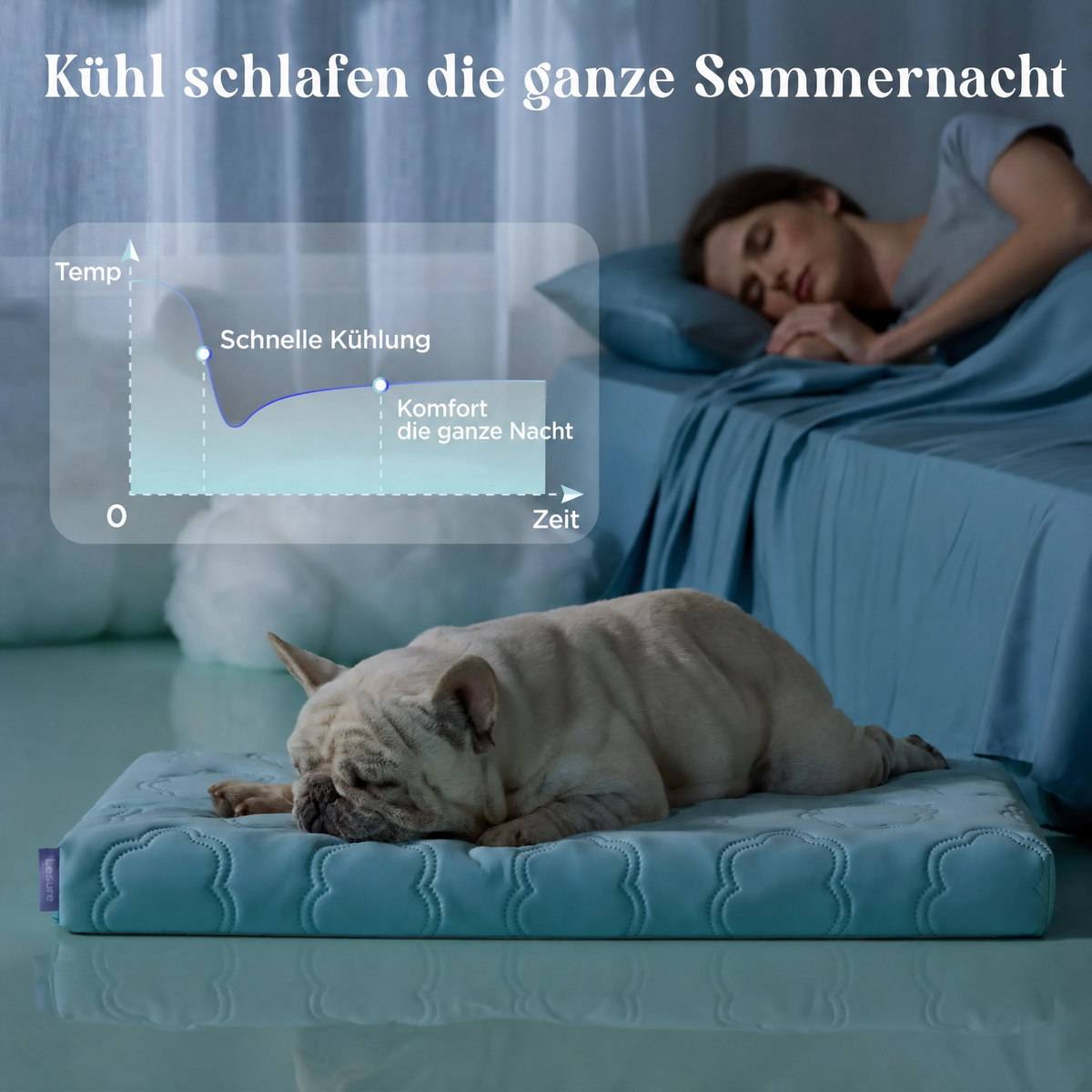Kühlendes Premium Hundebett