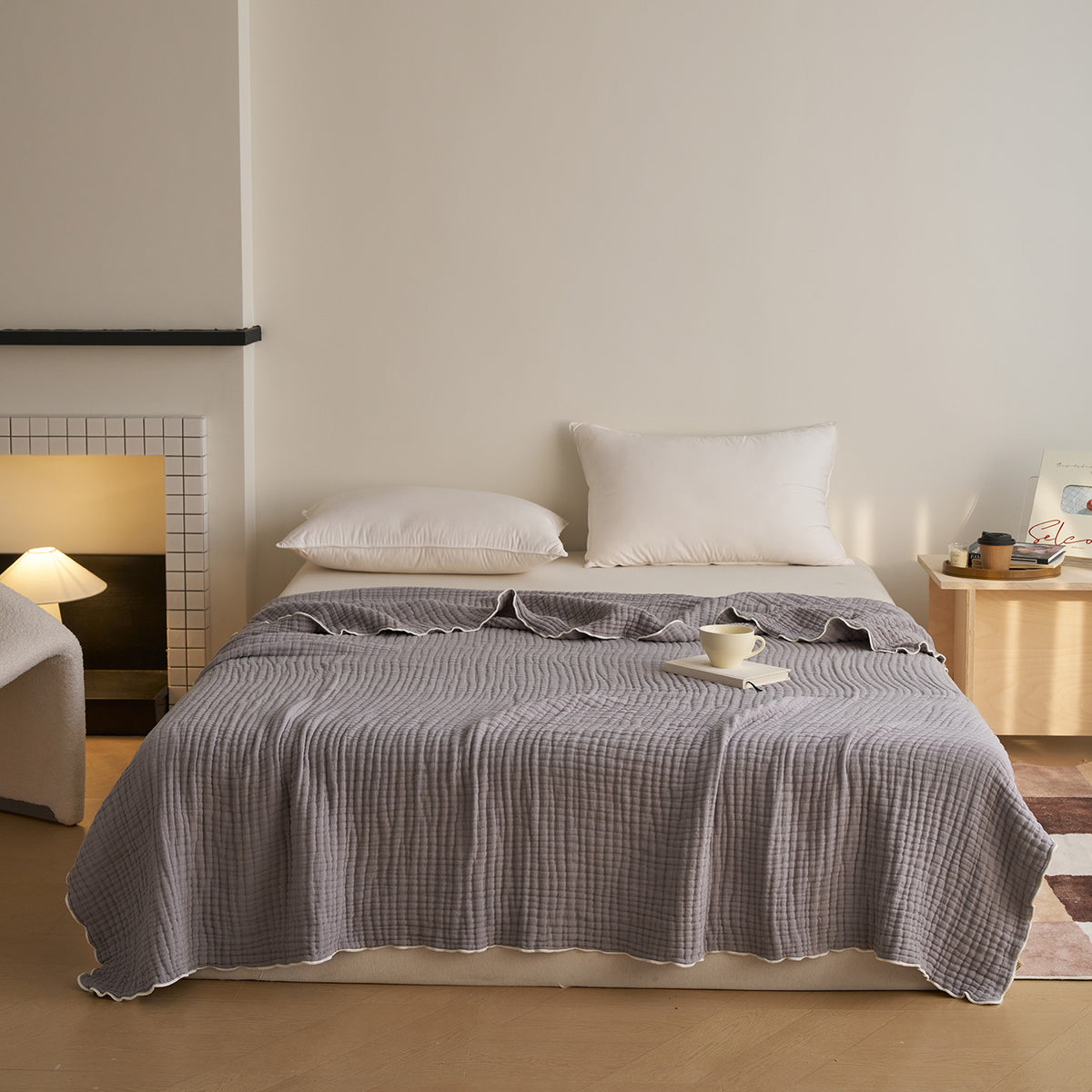 Couverture Douce Premium en Mousseline