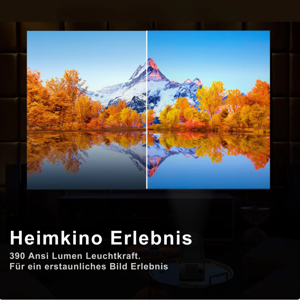 Neuste Version: Premium Heimkino-Projektor 4K